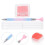 2Sets Ergonomic Nail Art Dotting Pen ABS Crystal Picker for Home Use 10