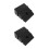 2Pcs Black Plastic Car Sill Protector Portable Ramps for Home Use 8