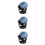 3Pièces Lampes Party Par Noires Puissantes Activation 8