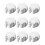 9Pcs Suction Cup Mop Clamp Broom Holder White Space Saving Organizer 8