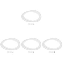 4Sets White Rubber Pressure Cooker Sealing Rings Home Gasket