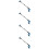 4Pcs Foldable Grabber Tool Blue Aluminum Trash Picker for Home Use 9