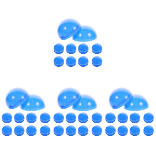 80Pcs Blue Plastic Balls Vibrant Raffle Drawing Balls