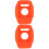 2Pcs Flexible Silicone Watch Protect Case Orange for M430 5