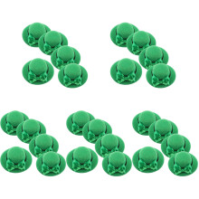 25Pcs Green Hat Ornaments for St. Patrick's Day Party