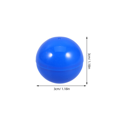 300Pcs Blue Seamless Plastic Balls Openable Party Game Props 1