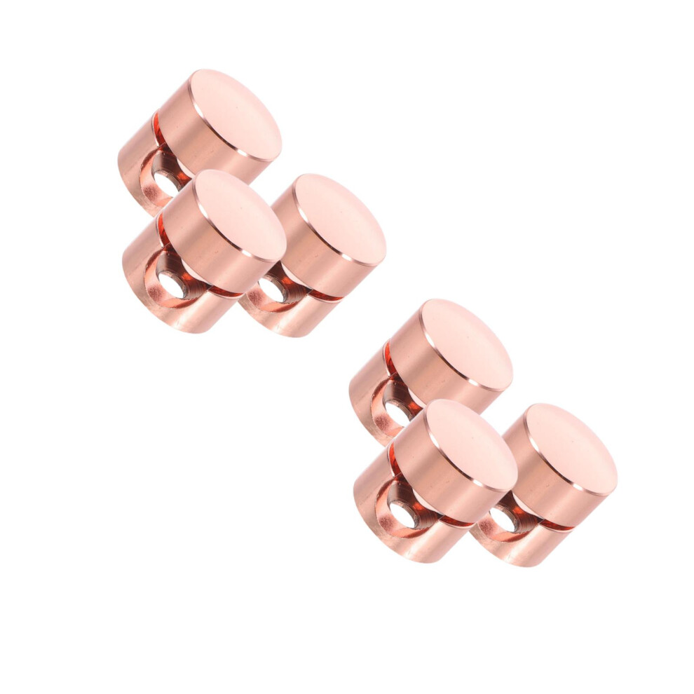 6Pcs Rose Gold Aluminum Hanging Cable Clips For Tidy Cord Management 3713519486407