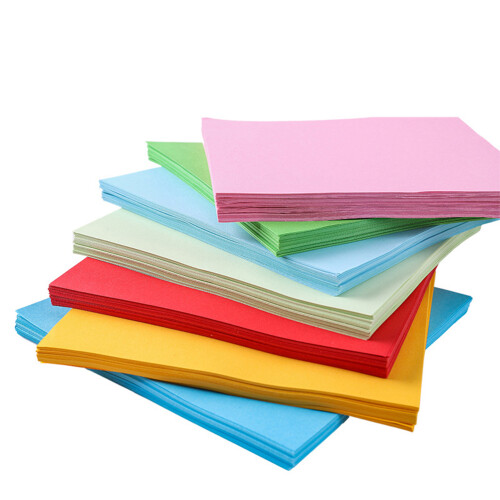 500Pcs Premium Assorted Colored Paper for Folding and Kids Handcraft 2