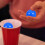 300Pcs Blue Seamless Plastic Balls Openable Party Game Props 5