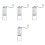 4Pcs Manual Coffee Bean Mill Portable Hand Coffee Grinder 4