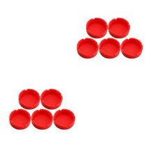 10Pcs Red Silicone Beverage Bottle Mat Non-Slip for Home Bar