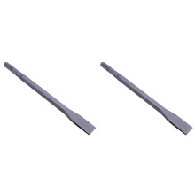 2Pcs Alloy Plus Electric Hammer Flat Silver