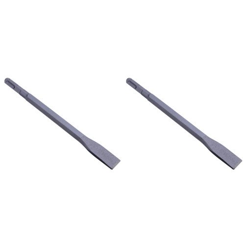2Pcs Alloy Plus Electric Hammer Flat Silver