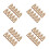 40Pcs Lightweight Paper Cup Holder with Handle Foldable Drink Carrier 4