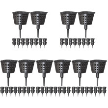 150Pcs Black Slow Release Fertilizer Baskets for Plant Fertilization