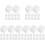 60Pcs Reusable White Marble Whiskey Stones Convenient Beverage Cooler 1