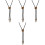 4Pcs Multi Color Adjustable Bolo Tie Necklace for Shirt Decor 4