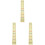 3Pcs Durable Yellow Cello Fingerboard Label Stickers for 3/4 Cellos 1