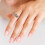 3Pcs Fashionable Silver Open Finger Rings Adjustable Ring 10
