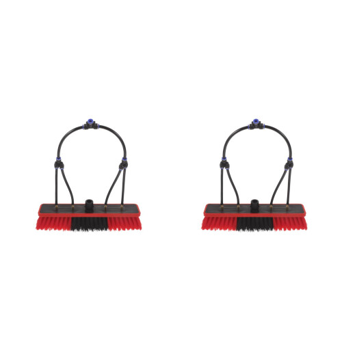 2Pcs Replacement Solar Panel Brush Heads Electric Scrubber