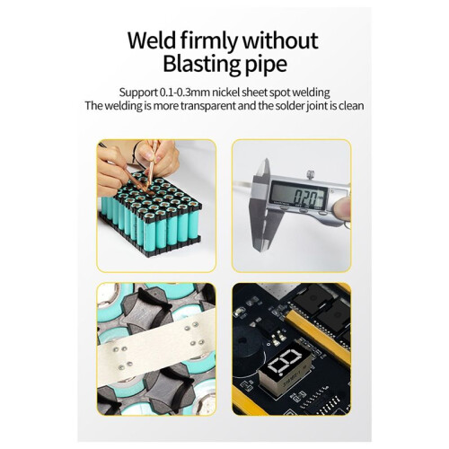 18650 Lithium Battery Spot  Pen Control Board Touch Welding Machine 12V Automatic Spot 9-Speed Output Module,A 2