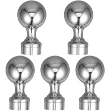 5Pcs Silver Stainless Steel Handrail Balls for Deck Rail and Staircase
