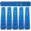 2Sets Self-Adhesive Felt Bulletin Board Strips Sky-Blue for Wall Use 3