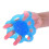 2Pcs Blue Elastic Hand Grip Exerciser 8-Hole Finger Strengthener 8