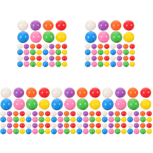 200Pcs Multipurpose Plastic Party Balls for DIY and Activities