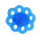 2Pcs Blue Elastic Hand Grip Exerciser 8-Hole Finger Strengthener 9