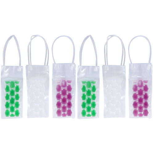 6Pcs Freezer Bag, Lightweight Cooling Gel, Assorted Colors