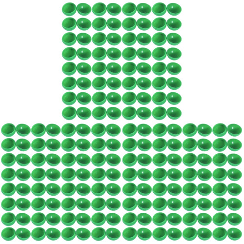 300Pcs Openable Green Balls PVC Sphere for Party Use