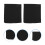 4Pairs Black Wrist Guards Elastic Breathable Protective Wrist Covers 7