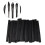 400Pcs Black Cosmetic Brush Covers Elastic Makeup Brush Protectors 9