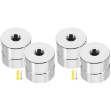 4Pcs Aluminum Cord Fixing Swag Hooks Silver for Ceiling Lamp Decor