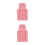 2Pcs Foldable Pink Bathtub Cushion and Backrest for Comfortable Bath 1