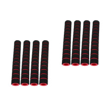 4Pairs Red Sponge Paddle Rod Covers Protective Kayak Accessories