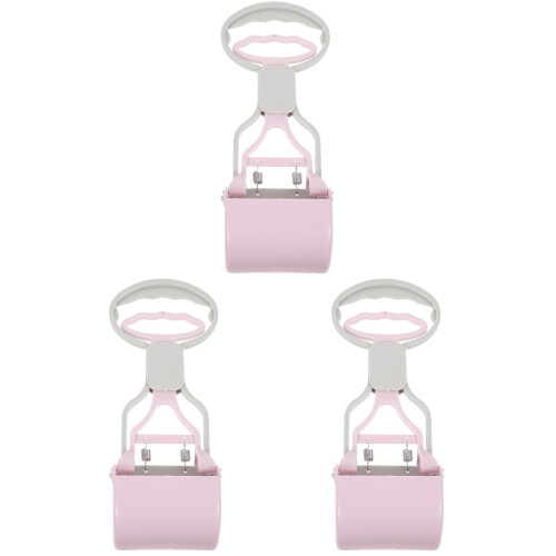 3Pcs Lightweight Plastic Poop Scooper Violet Efficient Home Cleanup