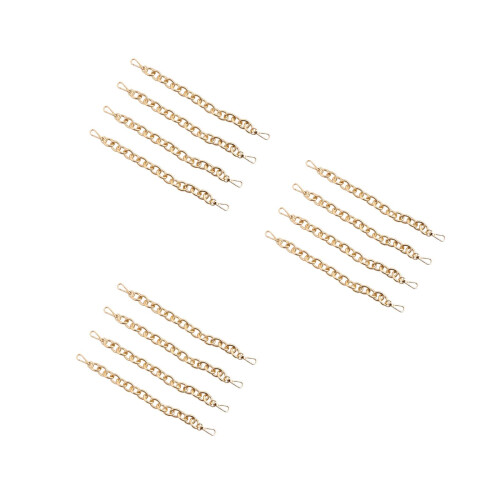 12Pcs Purse Chains DIY Handbag Straps with Easy Buckles 2