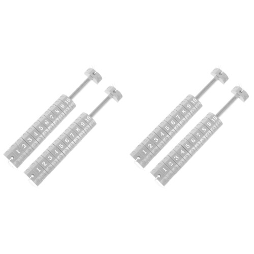 4Pcs Multi-Use Plastic Scorekeeper Bars for Table Soccer Football