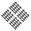 200Pcs Plastic Ceiling Mount Pipe Clips Heavy Duty Black for Plumbing 5