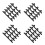 200Pcs Plastic Ceiling Mount Pipe Clips Heavy Duty Black for Plumbing 7