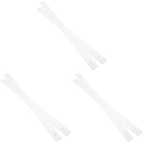 6 Pcs Rolling Biscuit Balance Acrylic Leveler Transparent
