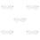 5Pcs Sturdy Miniature Plastic Doll Glasses for Doll Accessories Decor 7