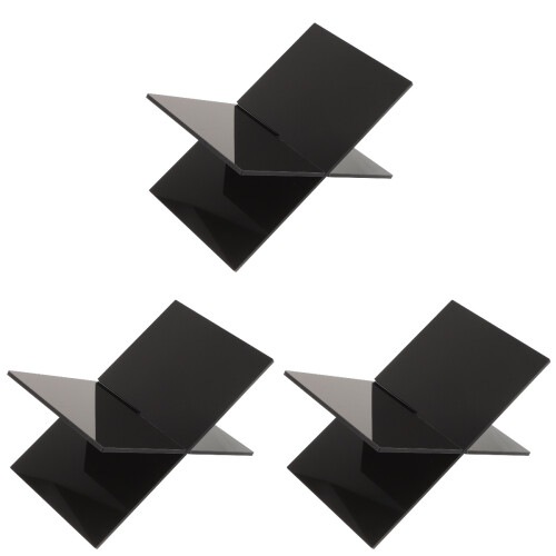 3Pcs Strong Black Acrylic Chanting and Reading Book Stand