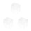 3Pcs Waterproof Socket Covers Plastic Weatherproof Outlet Box for Home 7