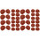 60Pcs Brown Tiny Plastic Miniature Hats for Party and DIY 1