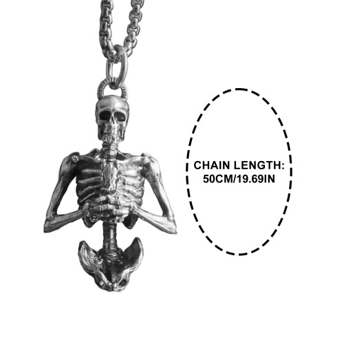 (Section 2) Punk Skull Necklace for All Occasions 1