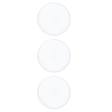 3Pcs Double Convex Glass Lens 50Mm Focal Length Transparent for Labs