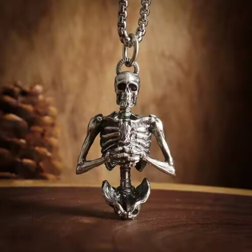 (Section 2) Punk Skull Necklace for All Occasions 2